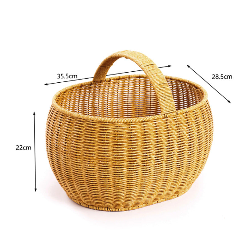 Handcrafted Woven Storage Basket Siopsrl