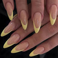 Siopsrl | Acrylic nail set with elegant neon tips Siopsrl