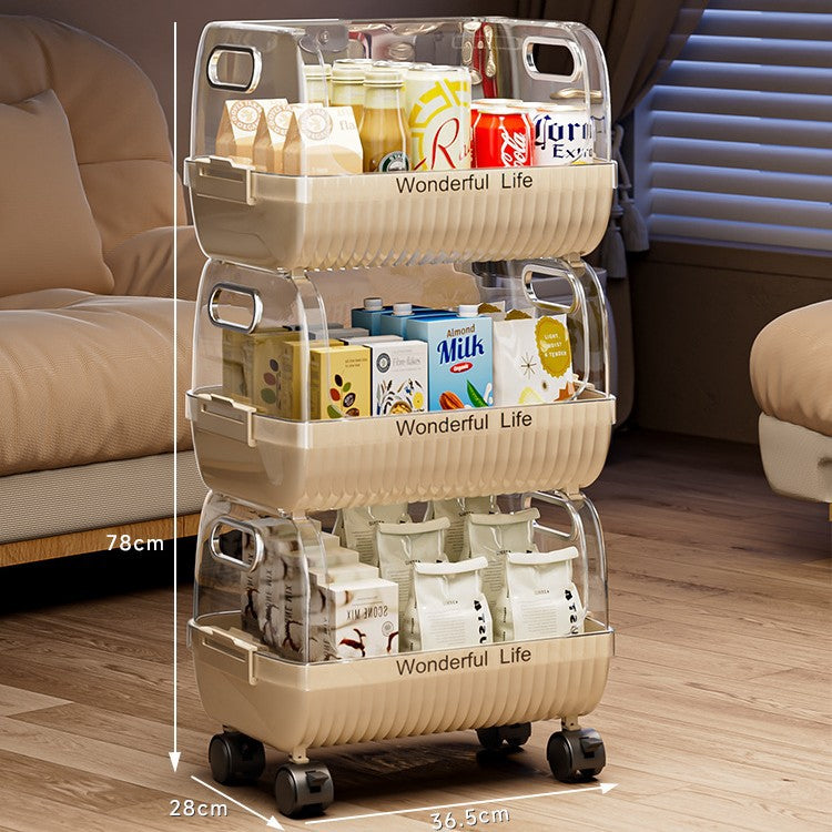 Siopsrl | Multi-Tier Storage Organizer with Transparent Baskets Siopsrl
