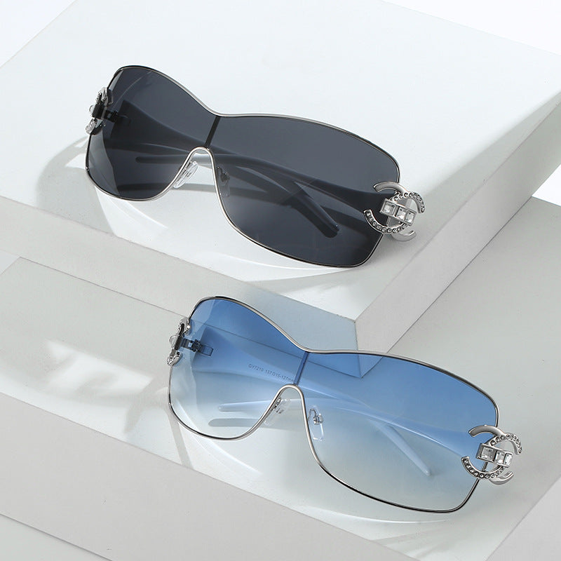 Siopsrl | Fashionable Oversized Shield Sunglasses Siopsrl