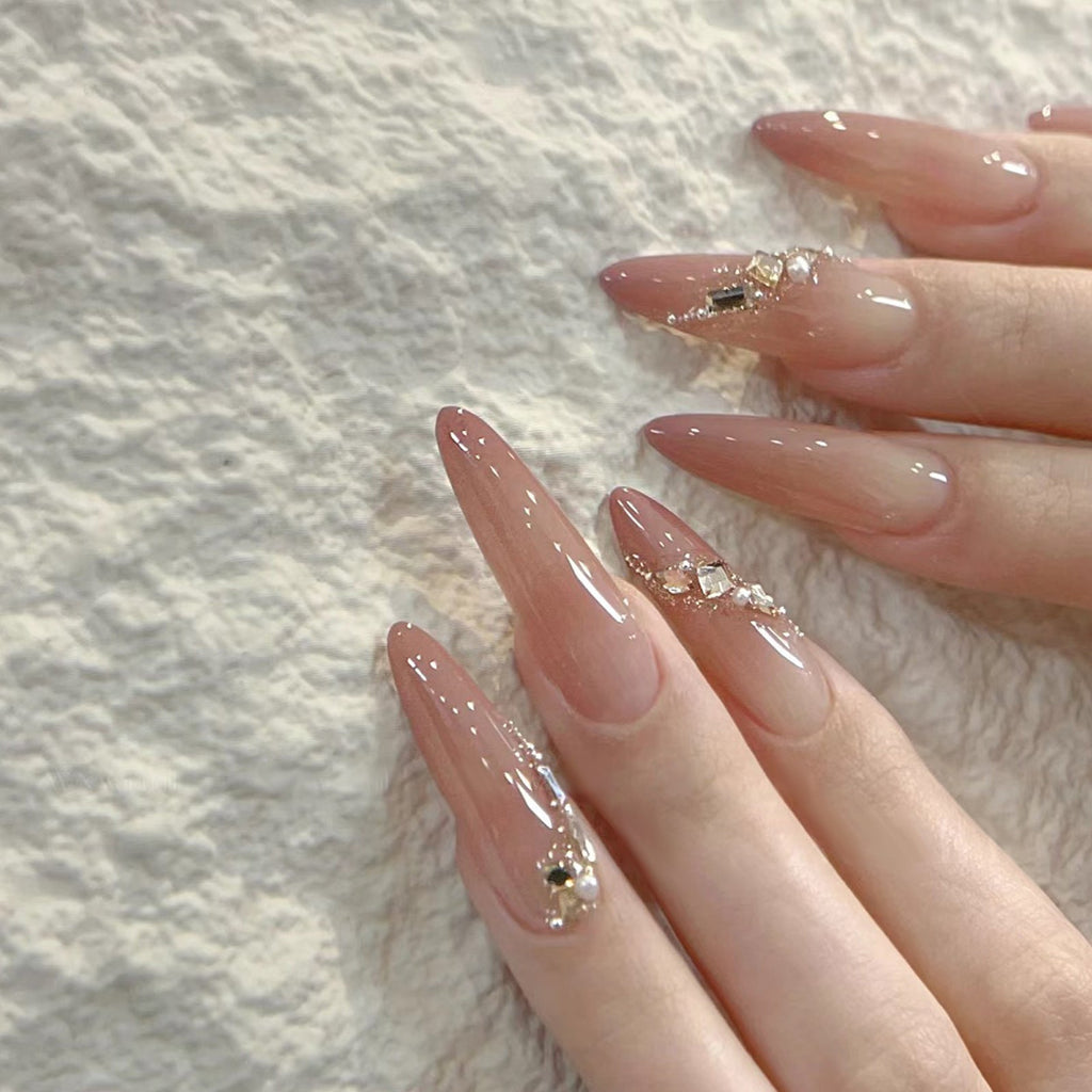 Siopsrl | Glossy Press-On Nail Extensions Siopsrl