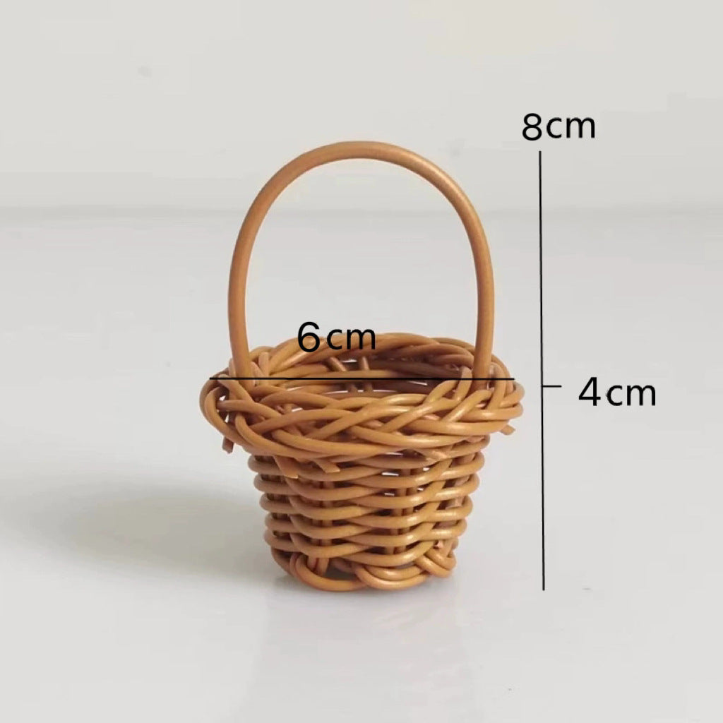 Miniature Decorative Woven Basket Siopsrl