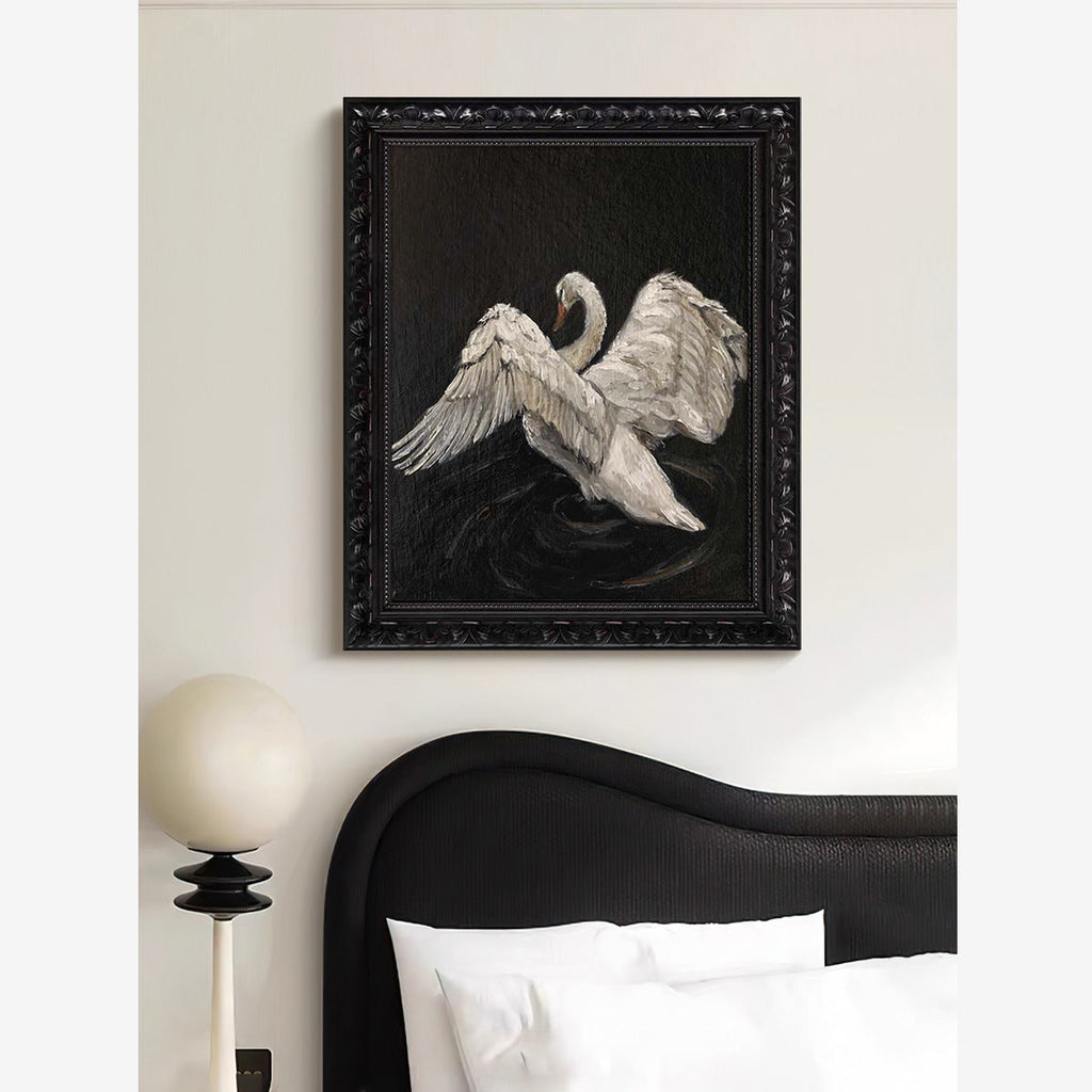 Divided Artistic Swan Wall Decor