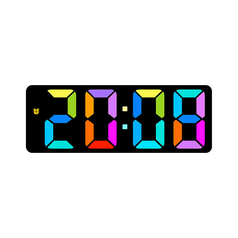 Siopsrl | Digital LED clock with large display and colorful digits Siopsrl