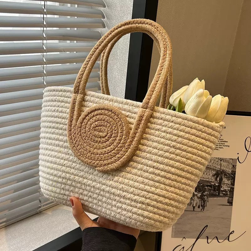 Handmade basket bag with innovative handle Siopsrl