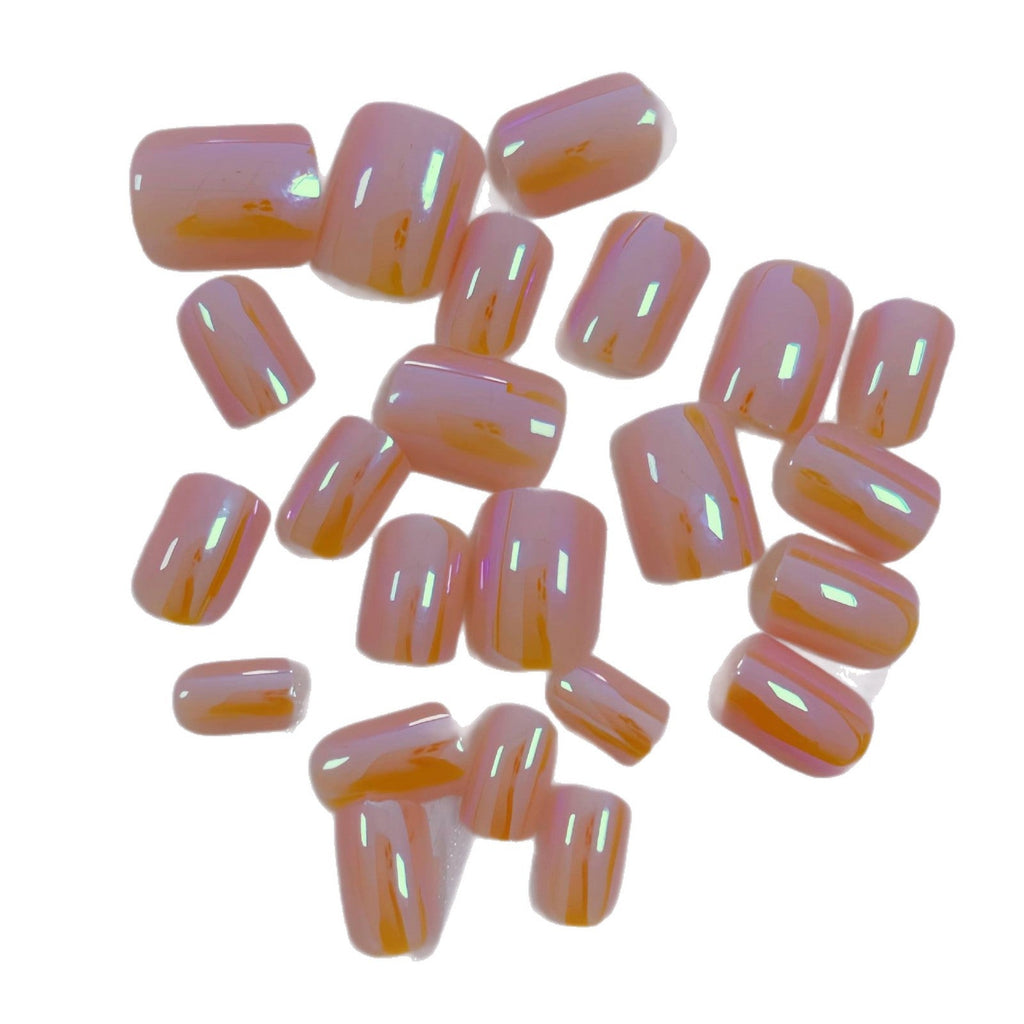 Siopsrl | Iridescent Glossy Nail Tips Siopsrl