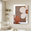 Textured Floral Canvas Wall Art