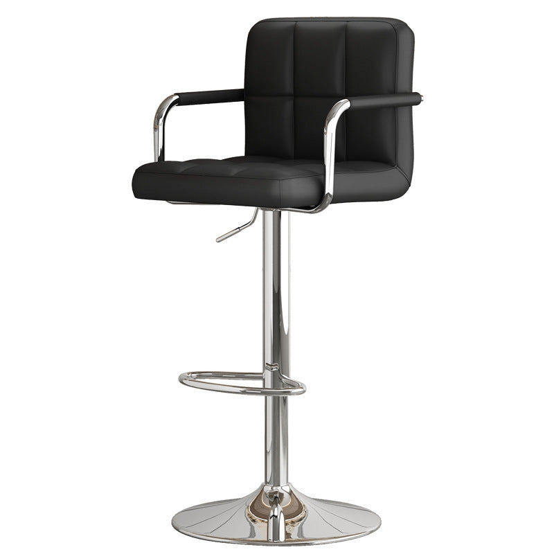 Siopsrl | Modern Bar Stool With Functional Height Adjustment And Comfortable Pu Upholstery Siopsrl