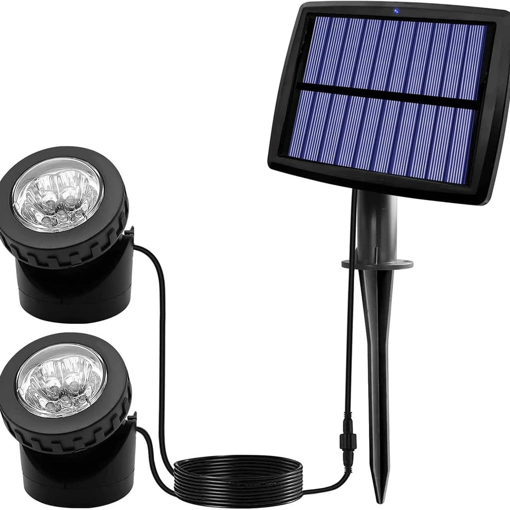 Siopsrl | Adjustable Solar Powered Garden Spotlight Kit With Ground Stake Siopsrl