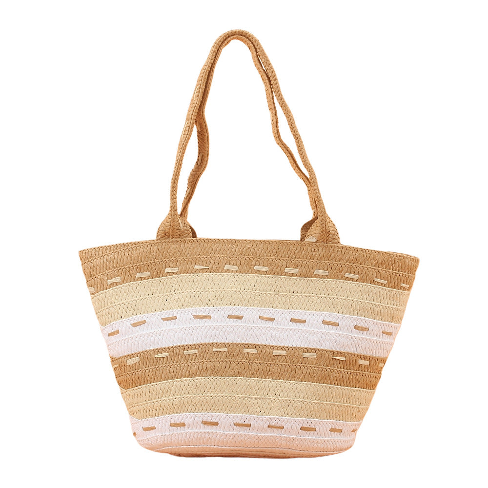 Basket bag with structured design and sturdy carrying handles Siopsrl