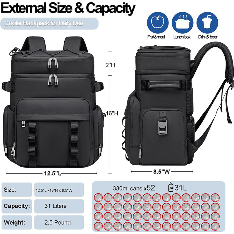 Siopsrl | Insulated Multi-Compartment Cooler Backpack