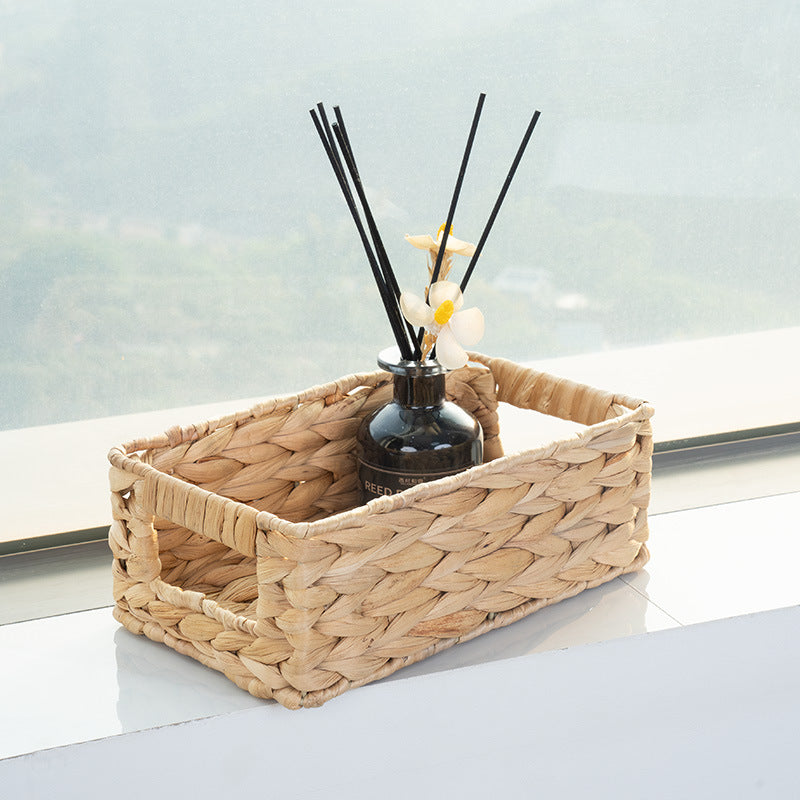 Versatile Rectangular Woven Storage Basket Siopsrl