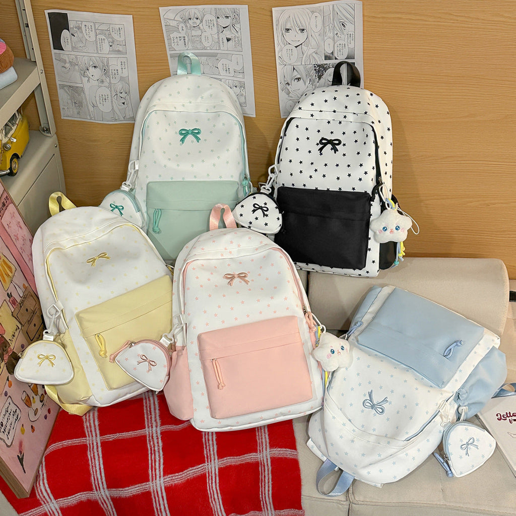 Siopsrl | Playful Bow-Embellished Backpack Siopsrl