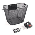 Front Quick Release Mesh Bicycle Basket with Locking Handlebar Mount Siopsrl