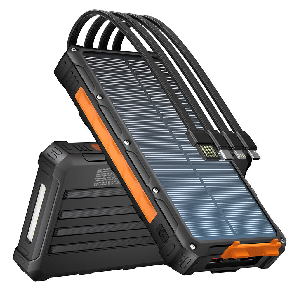 Siopsrl | Solar Powerbank with multifunctional connection system and fast charging function Siopsrl