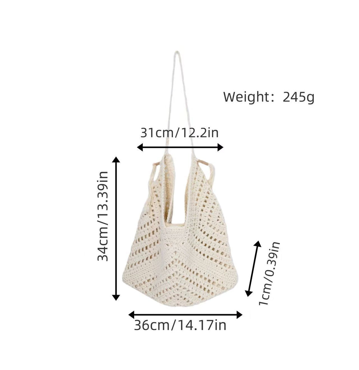 Siopsrl | Hand-knotted Tote Bag Siopsrl