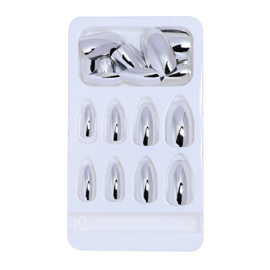 Siopsrl | Metallic Glossy Press-On Nail Set Siopsrl