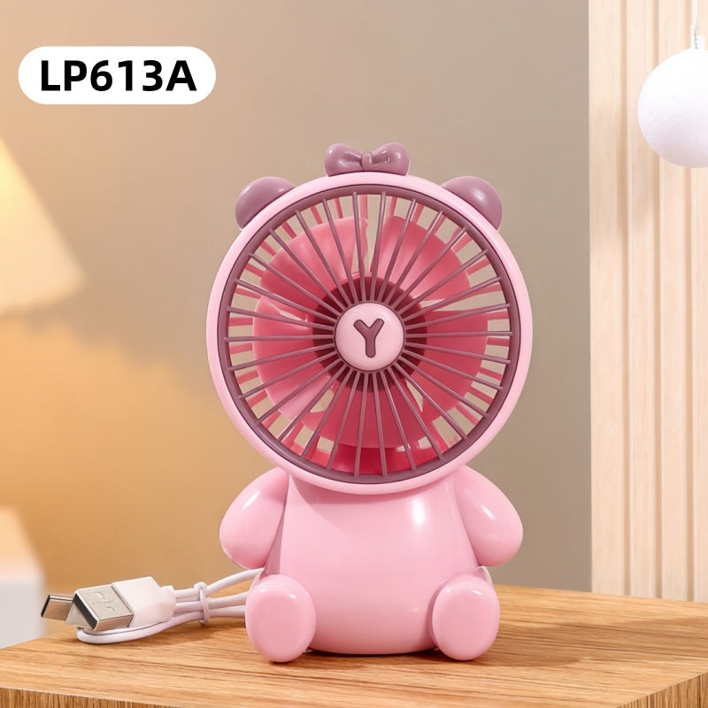 Siopsrl | Women's portable USB handheld fan in playful animal design Siopsrl