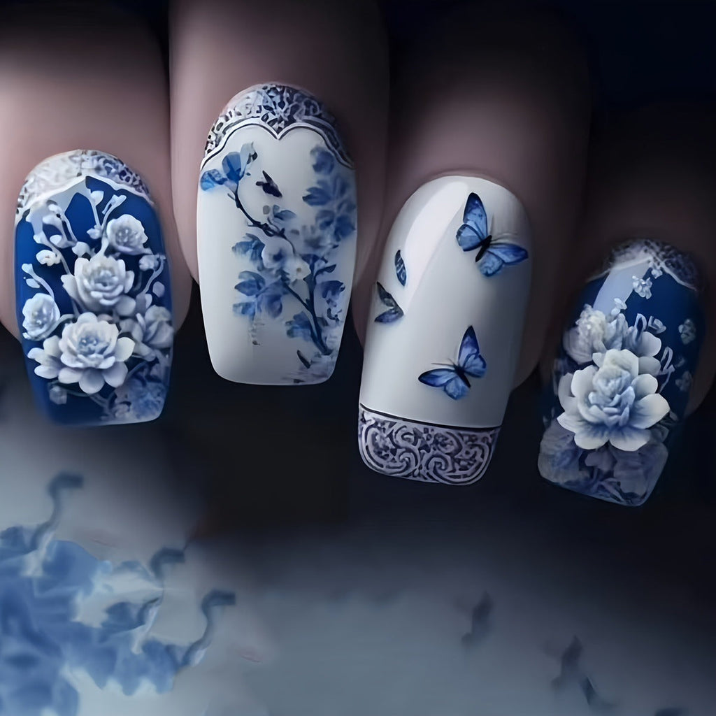Siopsrl | Creative Art Nails with Floral Design Siopsrl