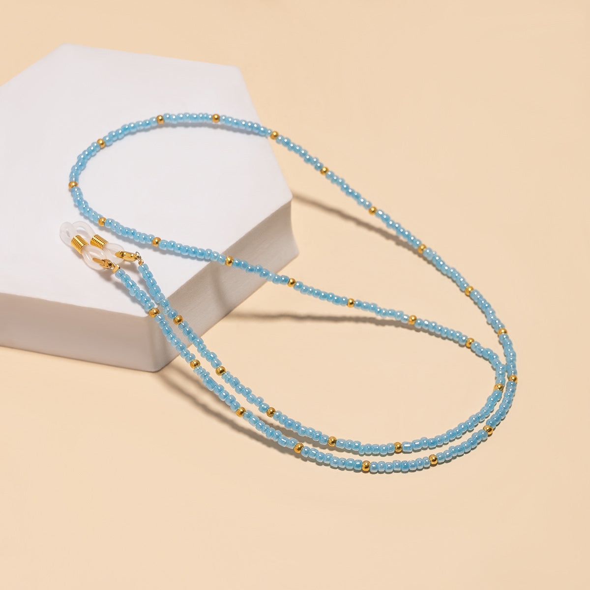 Siopsrl | Double-Strand Beaded Eyewear Chain Siopsrl