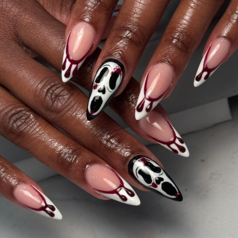 Halloween-Themed Press-On Nail Set Siopsrl