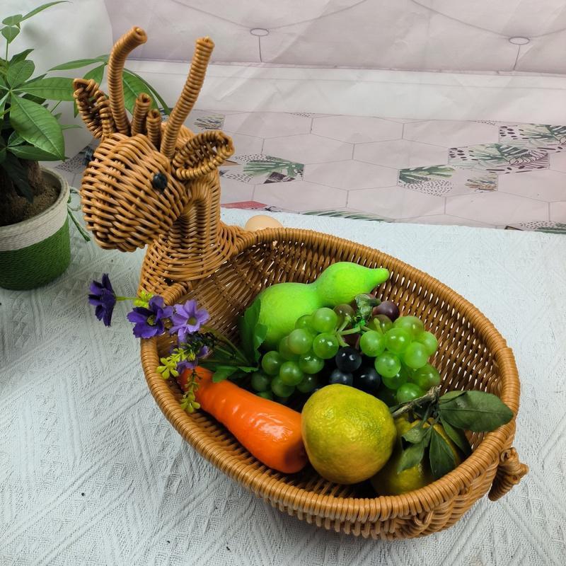Handcrafted Food and Decor Basket Siopsrl
