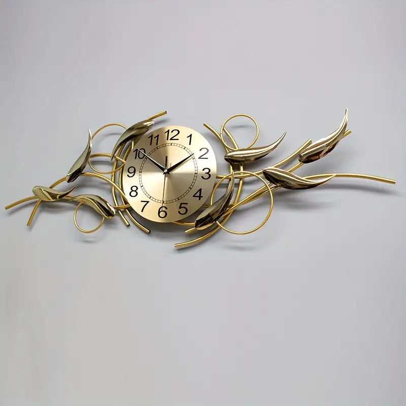 Ornate Decorative Metal Wall Clock Siopsrl