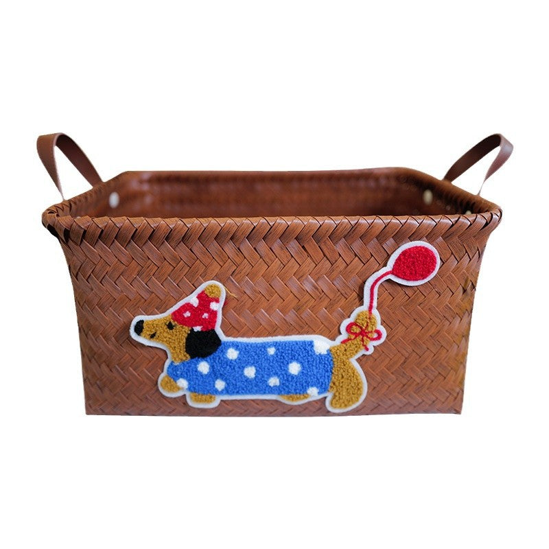 Playful storage basket with animal pattern Siopsrl