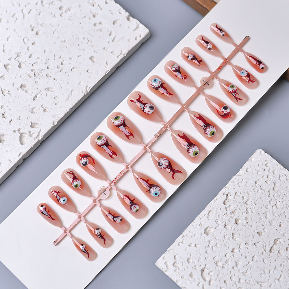 Siopsrl | Artistic Vibrant Design Press-On Nail Set Siopsrl