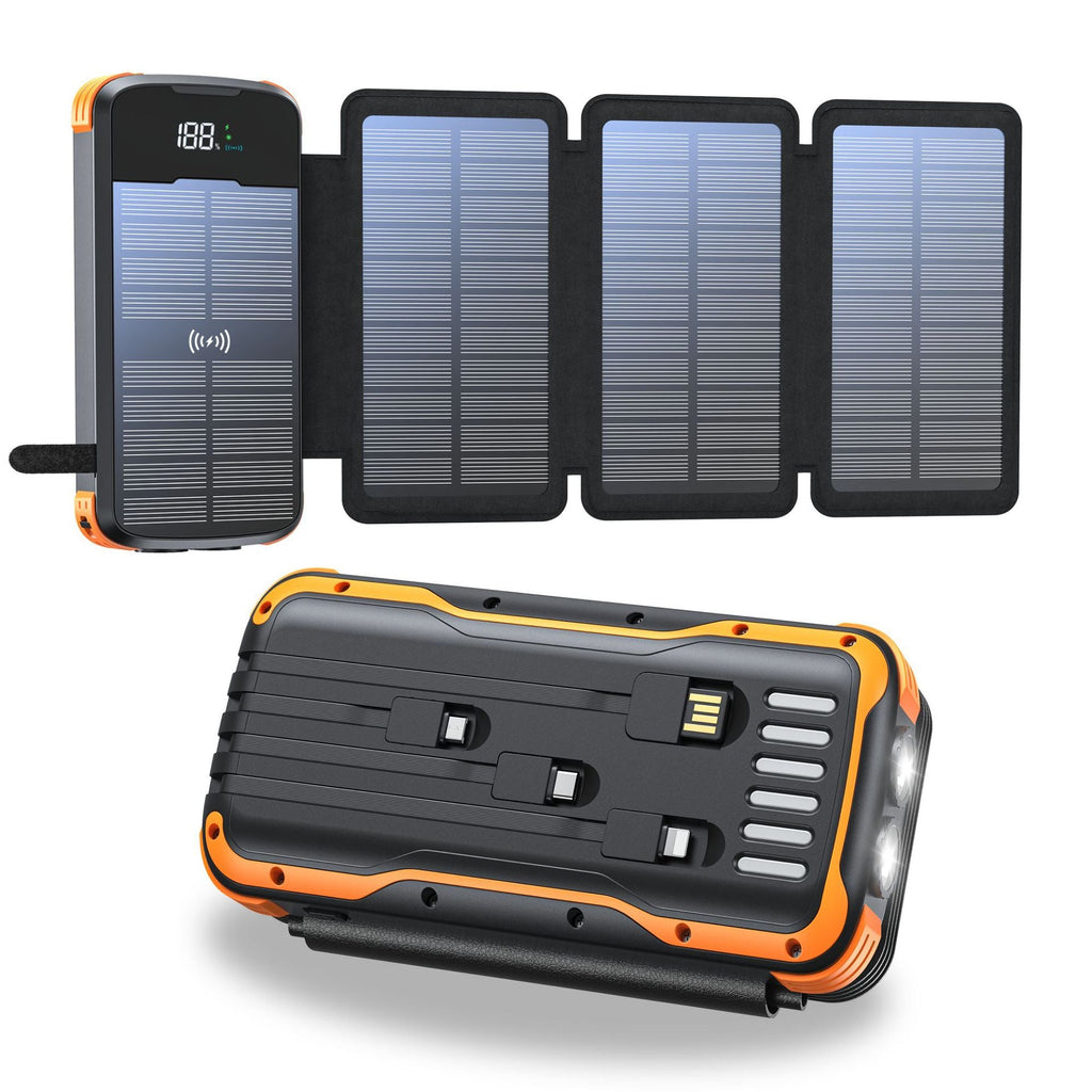 Siopsrl | Solar Powerbank with Wireless Charging Function By Siopsrl