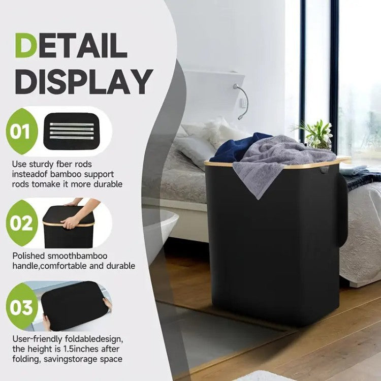 Laundry separation system with three compartments and removable inner pockets Siopsrl