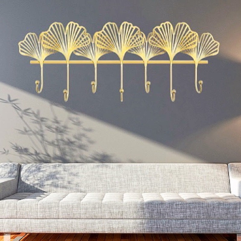 Decorative Leaf Wall Hook Rack Siopsrl