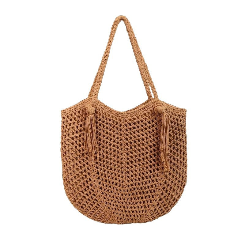 Siopsrl | Macrame Beach Bag with Fringe Details Siopsrl