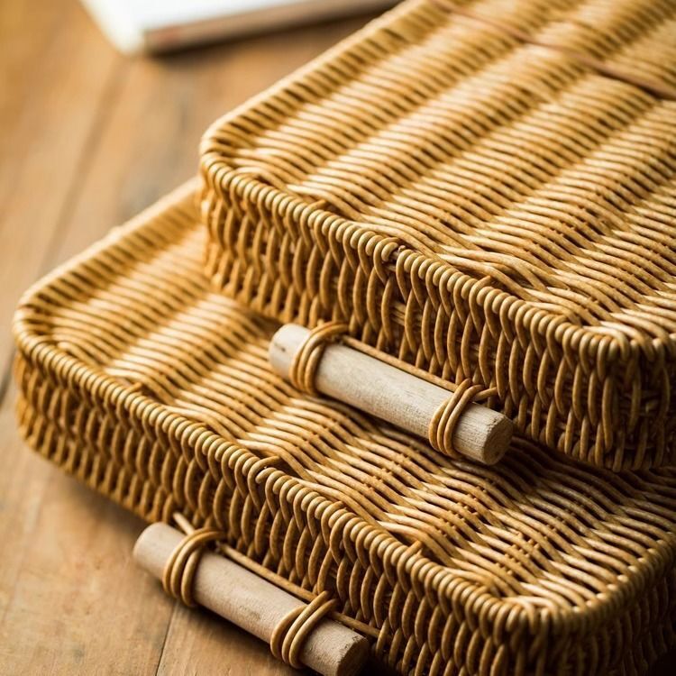 Rectangular Woven Storage Basket Siopsrl