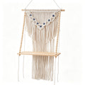 Macrame Wall Hanging Shelf with Decorative Beads Siopsrl