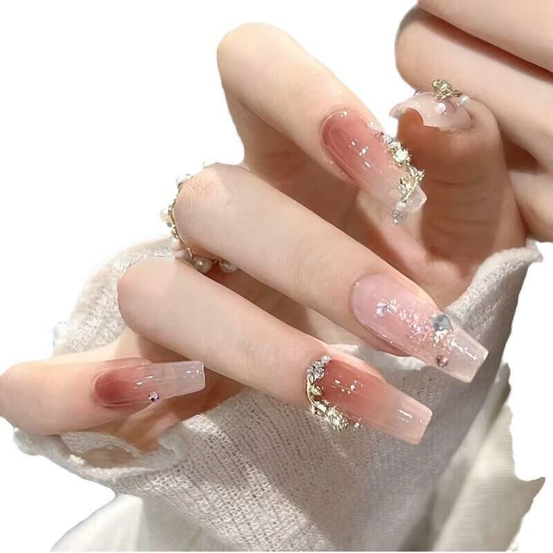 Siopsrl | Elegant Botanical Press-On Nails Siopsrl