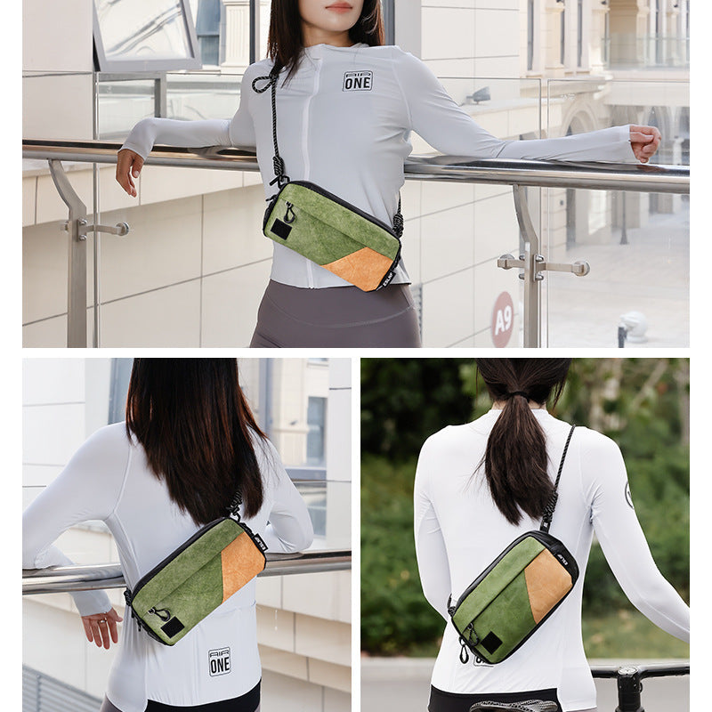 compact waterproof bicycle handlebar organizer pouch with multi-compartment storage and detachable strap Siopsrl
