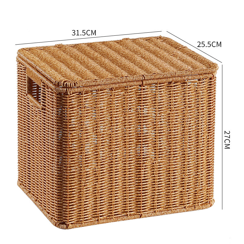 Handwoven Rectangular Storage Chest Siopsrl