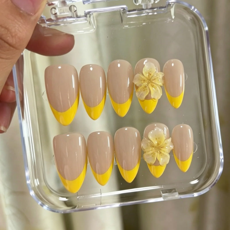 Siopsrl | Nature-Themed Artistic Press-On Nail Set Siopsrl
