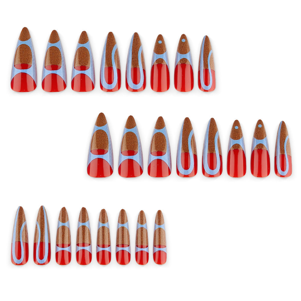 Siopsrl | Artificial Nails in Modern, Geometric Design Siopsrl