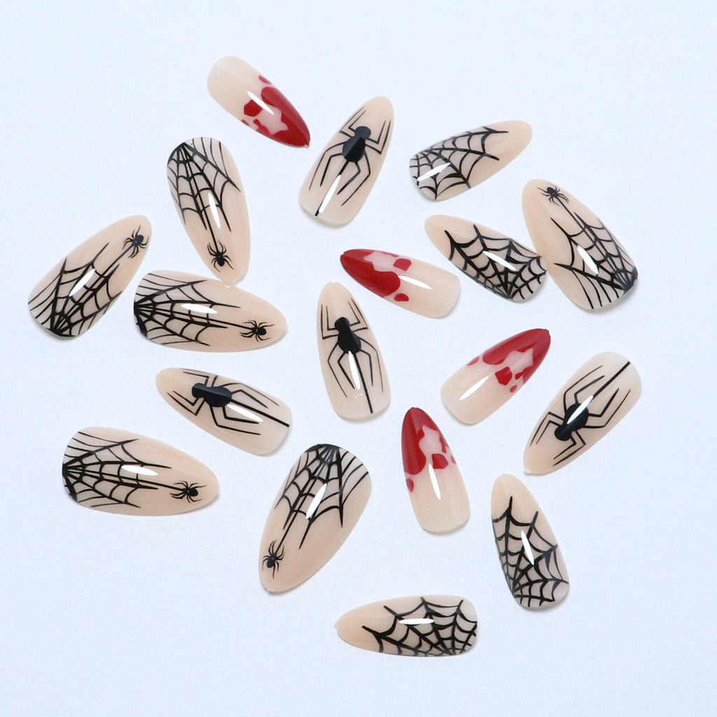 Halloween-Themed Artistic Press-On Nail Set Siopsrl