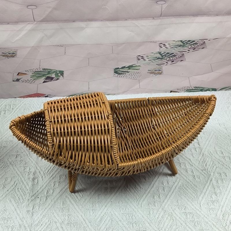 Siopsrl | Decorative Woven Boat-Shaped Basket Siopsrl
