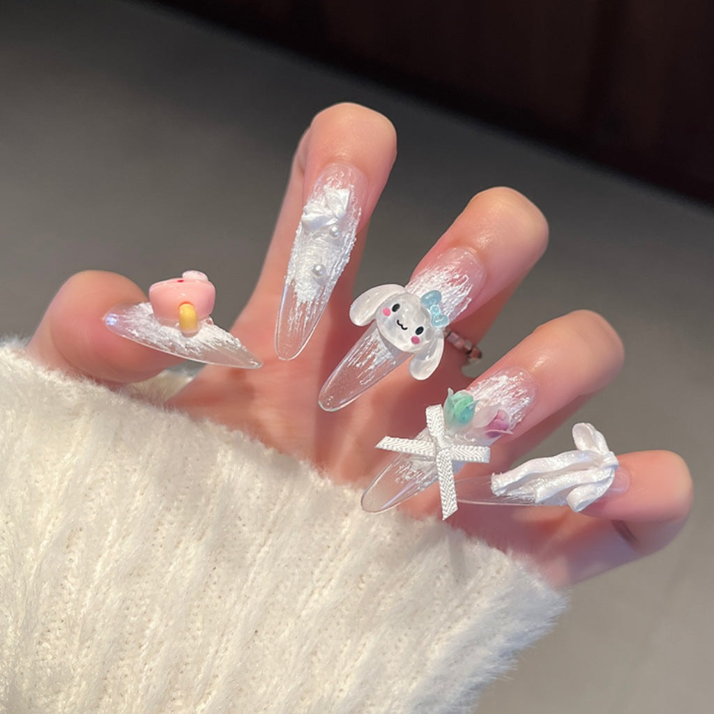 Siopsrl | Creative 3D Themed Press-On Nail Art Siopsrl