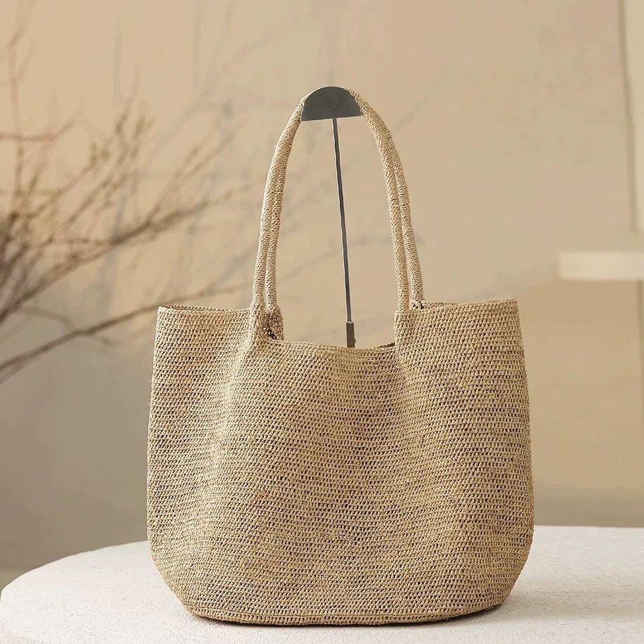 Siopsrl | Handwoven raffia tote bag Siopsrl