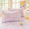 Flower Print Pillowcase Set