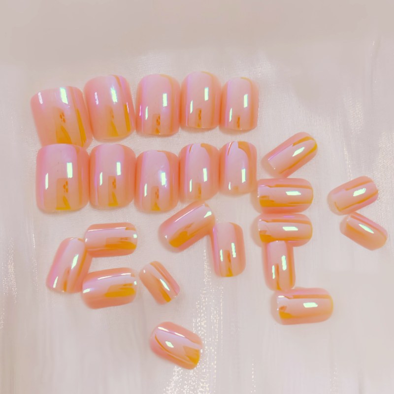Siopsrl | Iridescent Glossy Nail Tips Siopsrl