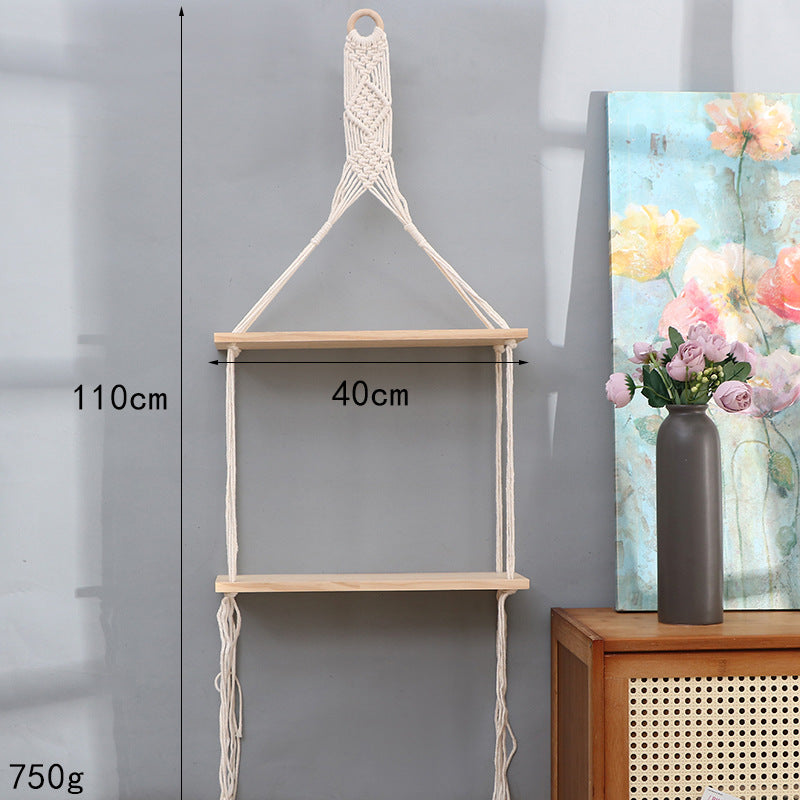 Macrame Wall Mounted Shelf Siopsrl