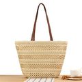 Basket bag with elegant straw construction Siopsrl