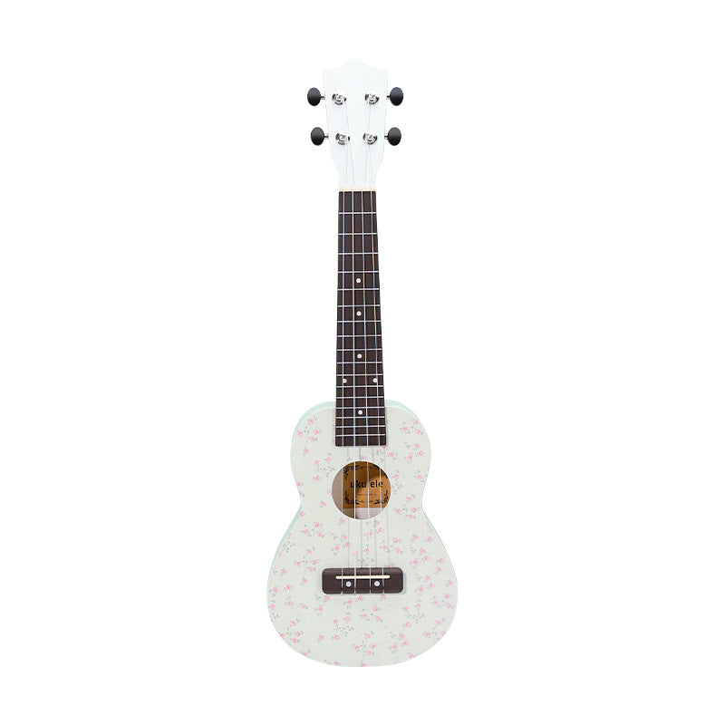 Siopsrl | Floral Patterned Ukulele Siopsrl