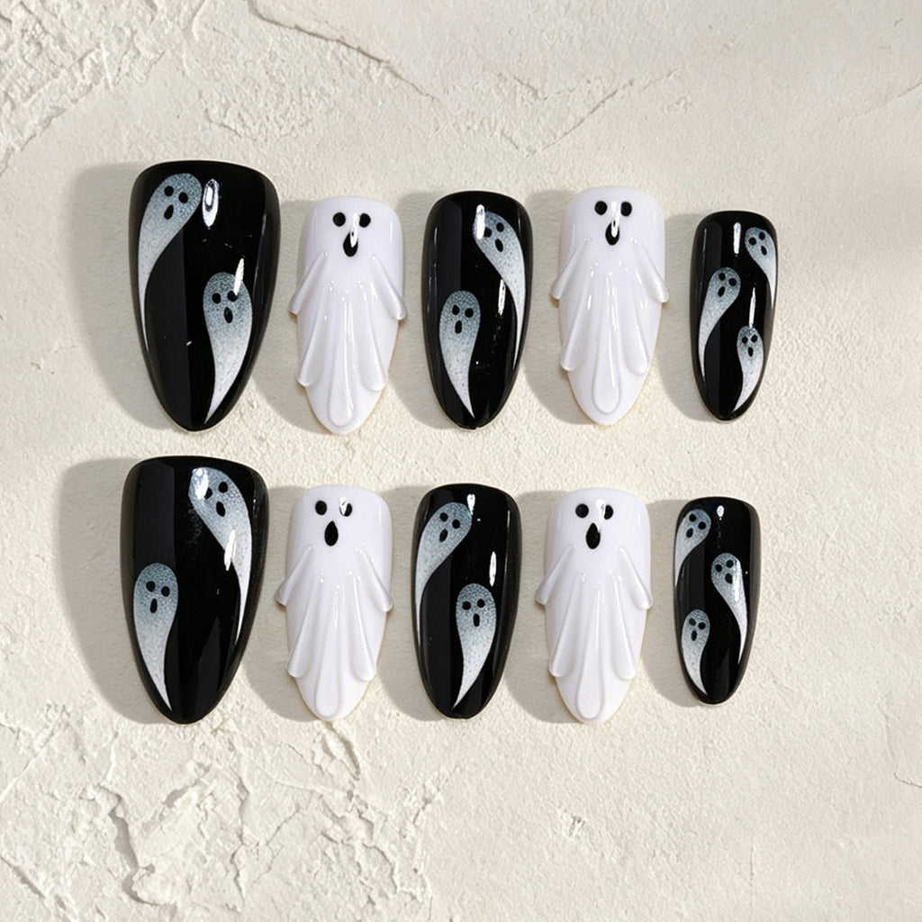Halloween Ghost Nail Art Siopsrl